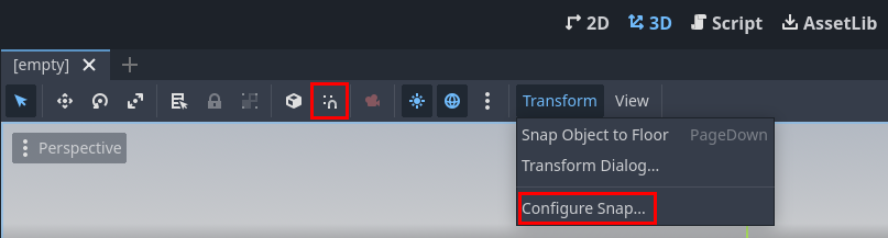 Snap and Snap Settings