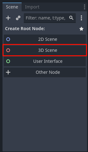 Selecting 3D Scene