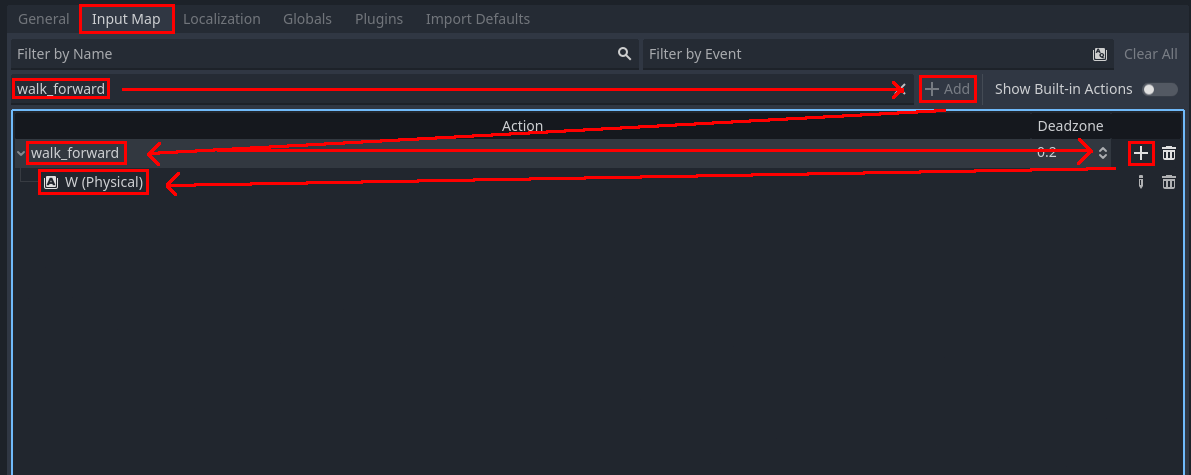 Adding an Input