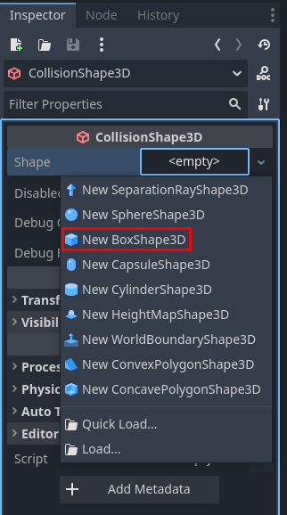 Adding collision to the player