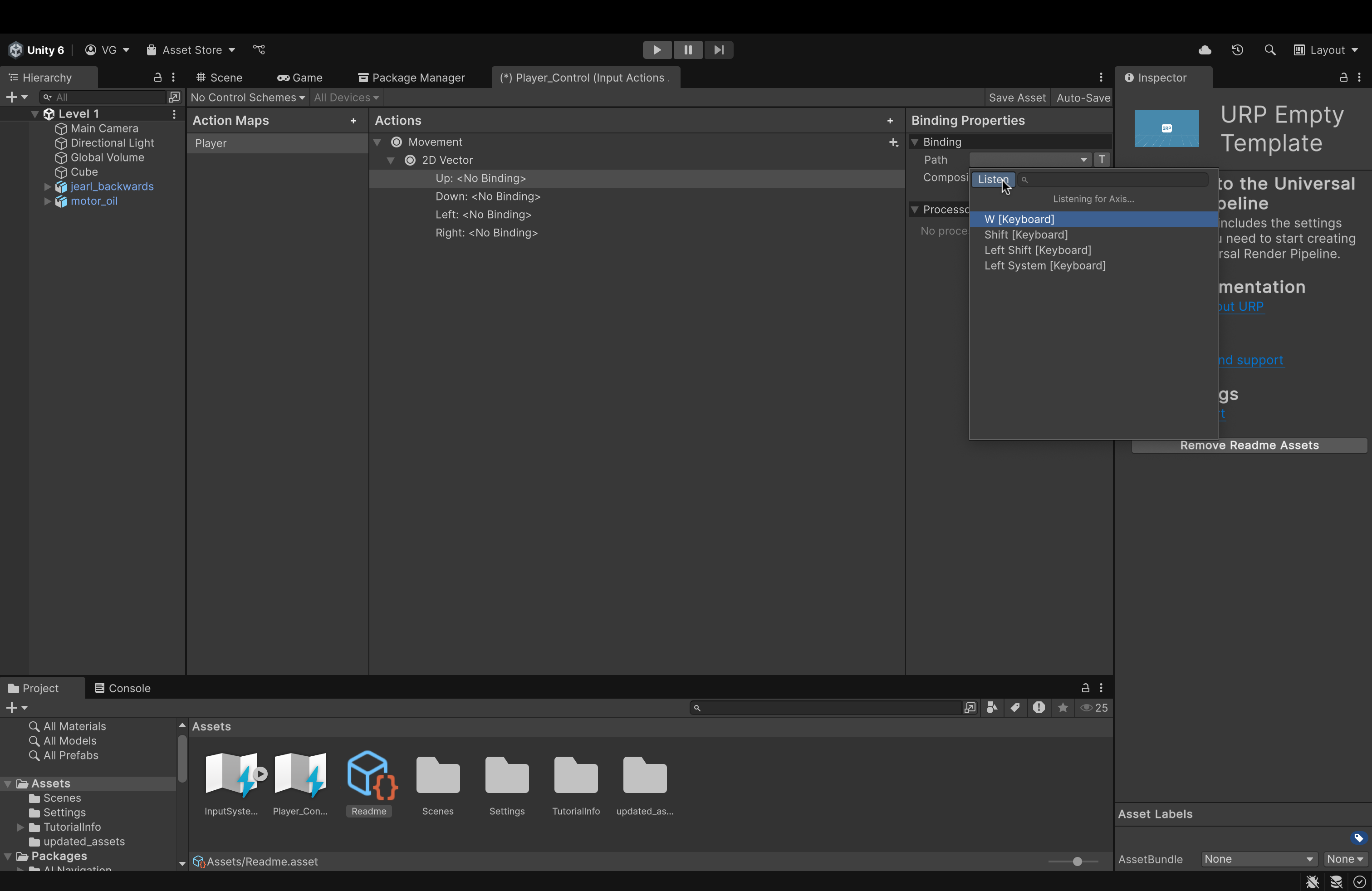 Unity Editor Home Page