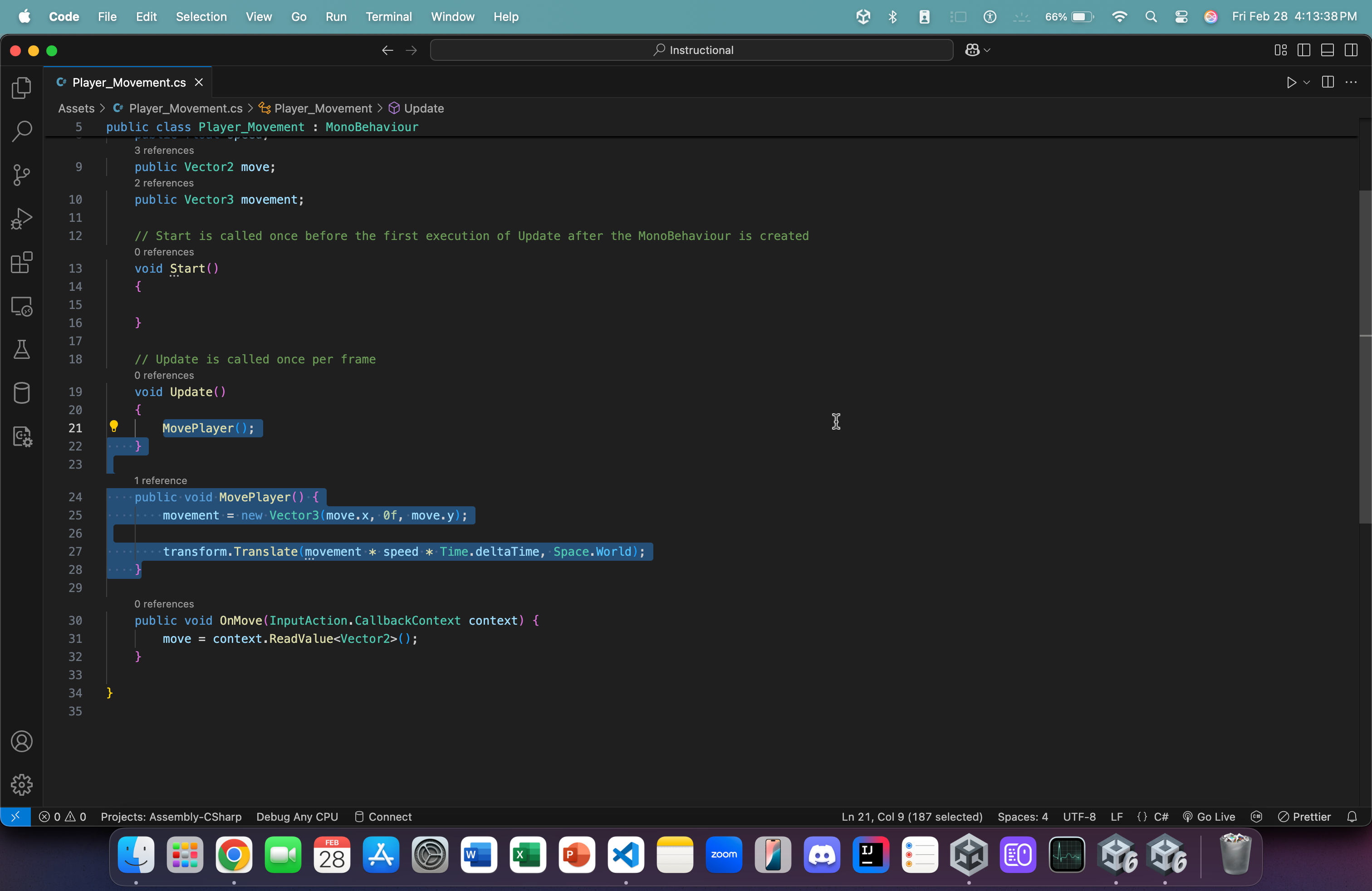 Unity Editor Home Page