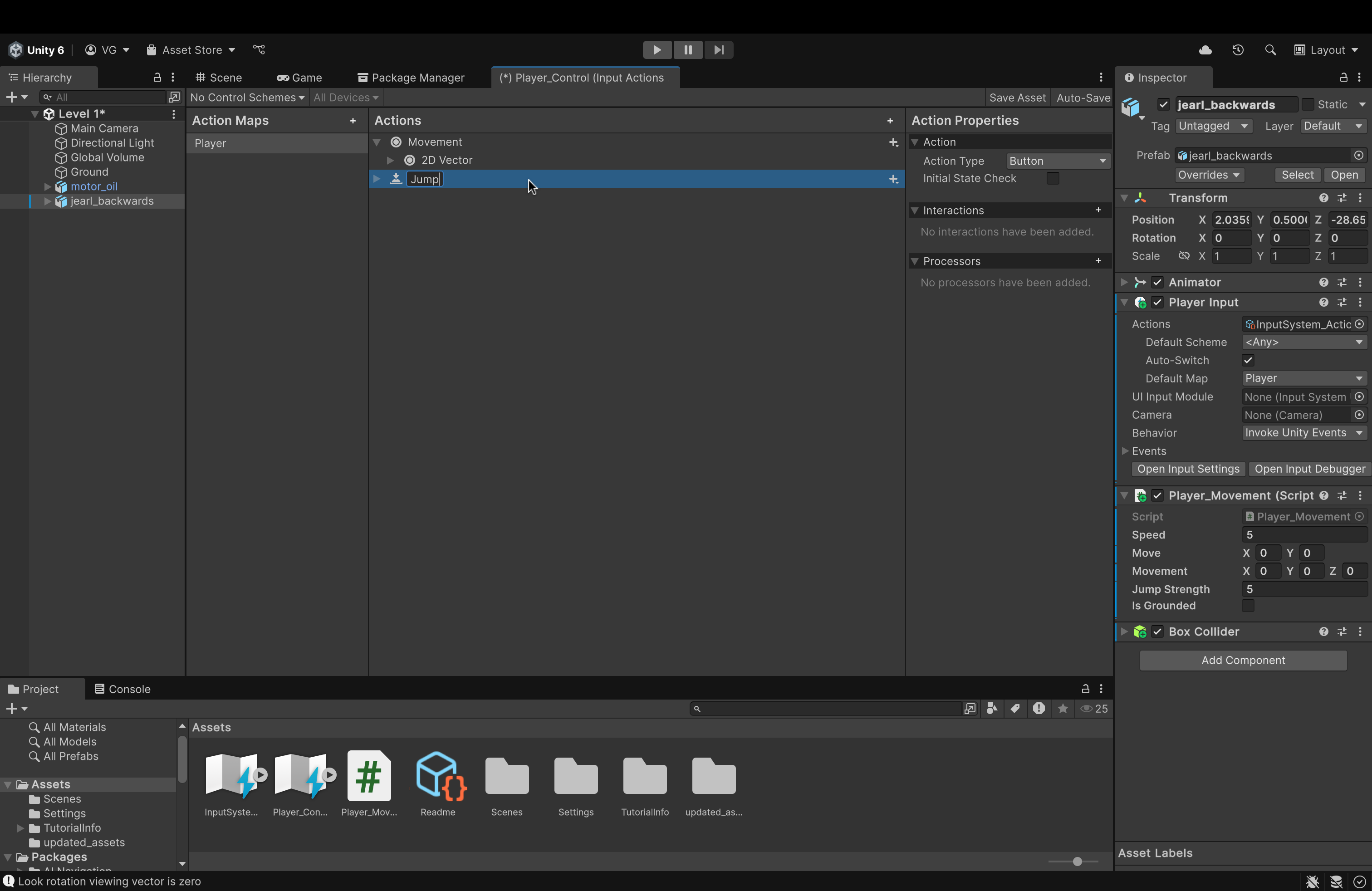 Unity Editor Home Page