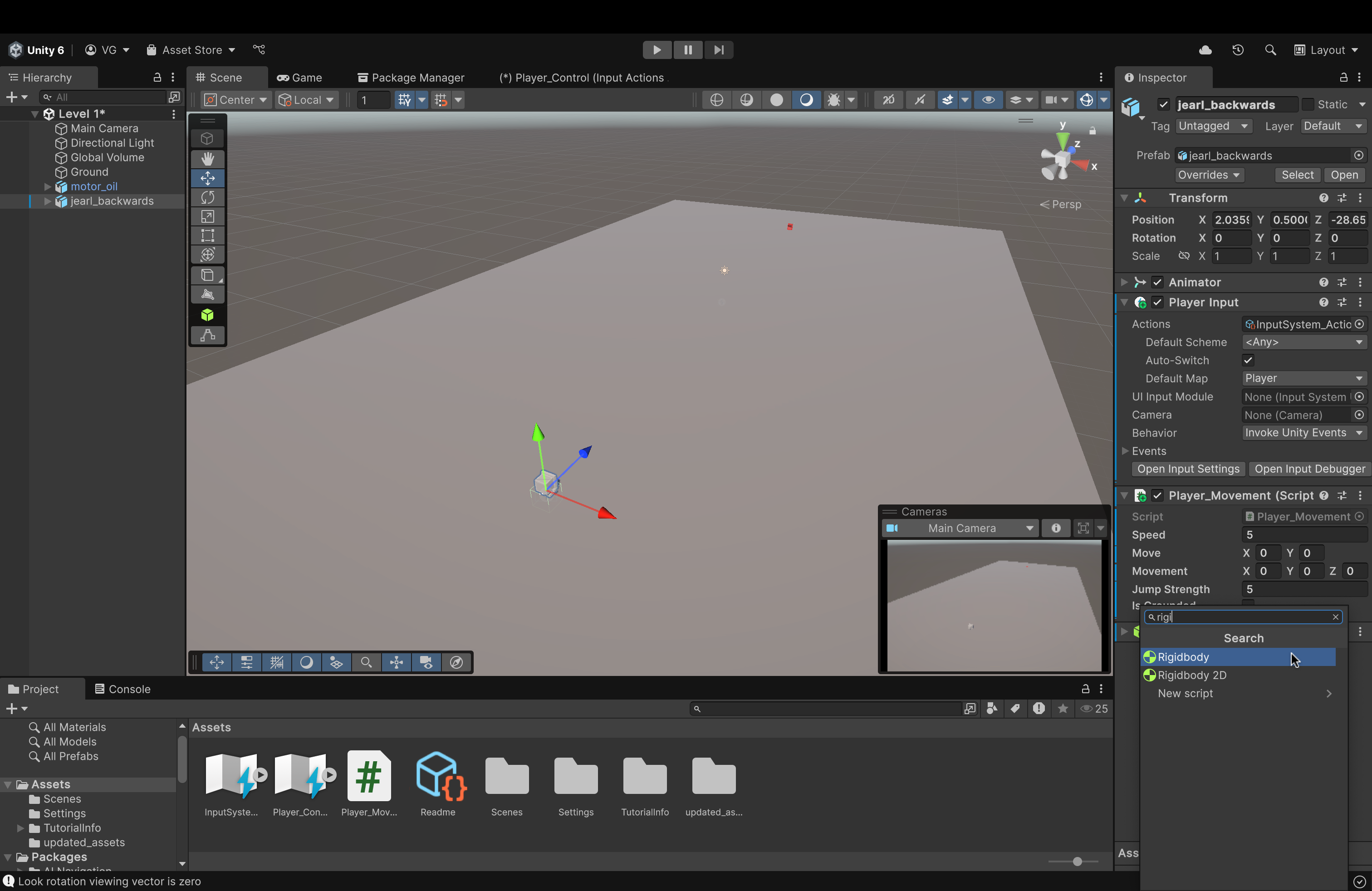 Unity Editor Home Page