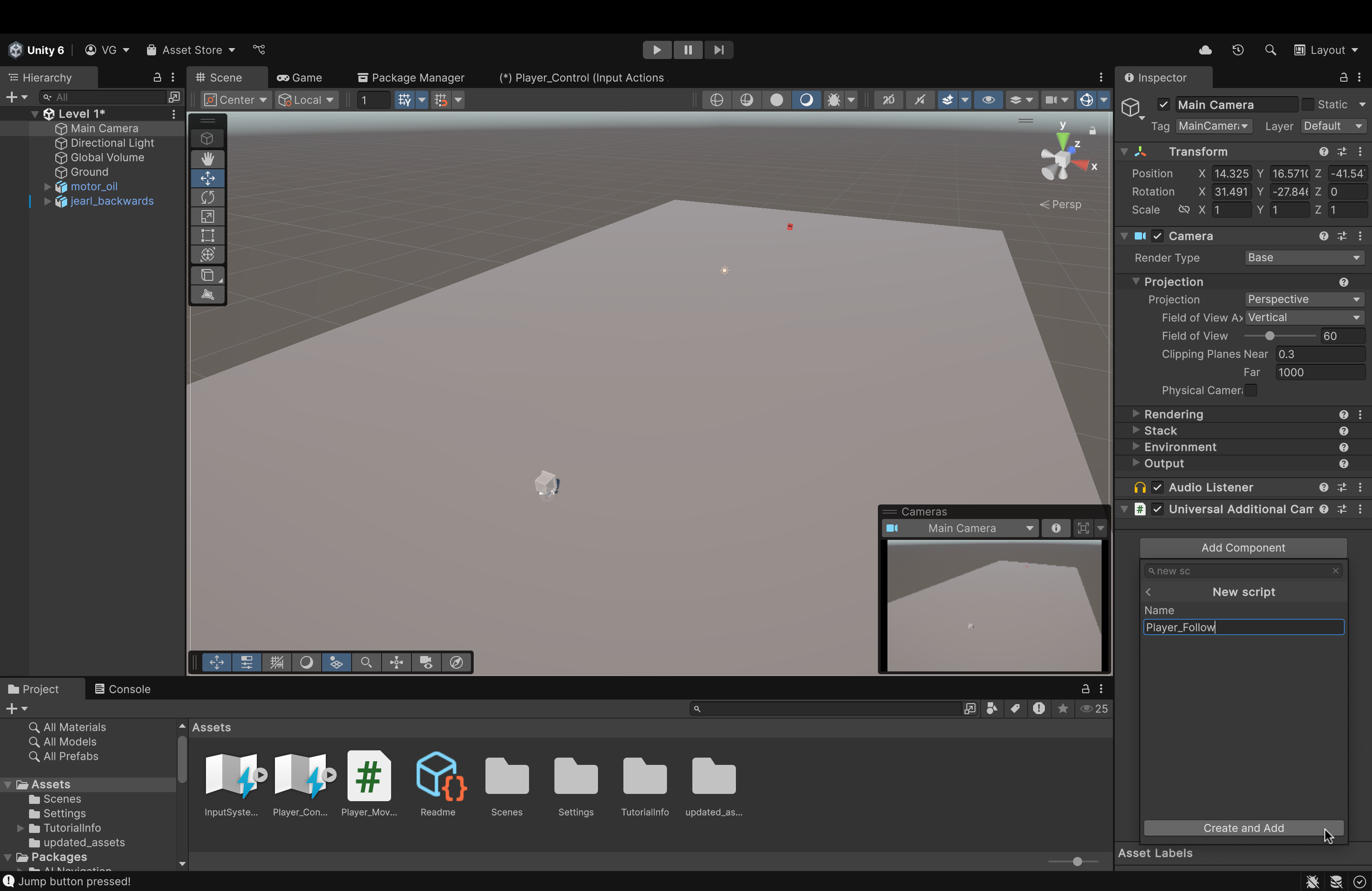 Unity Editor Home Page