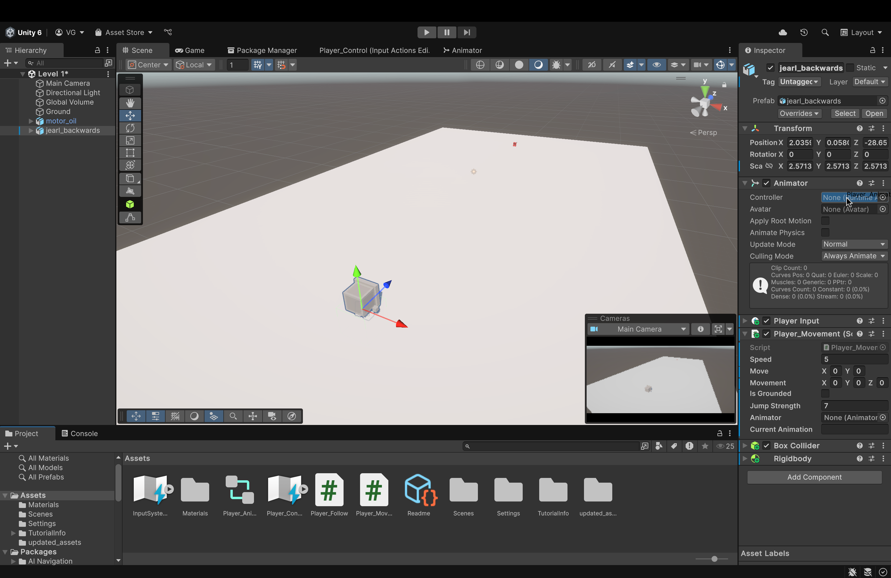 Unity Editor Home Page