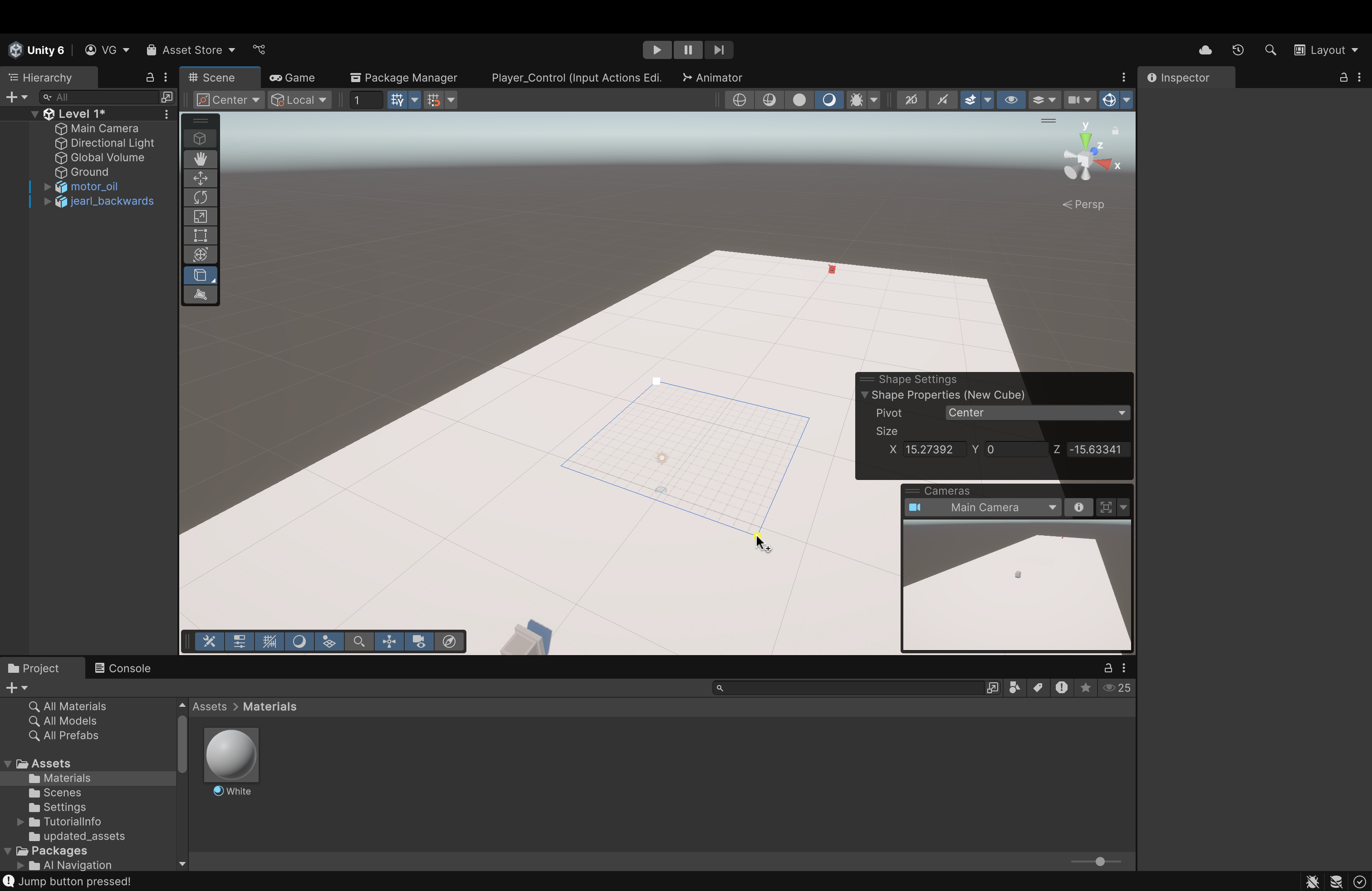Unity Editor Home Page