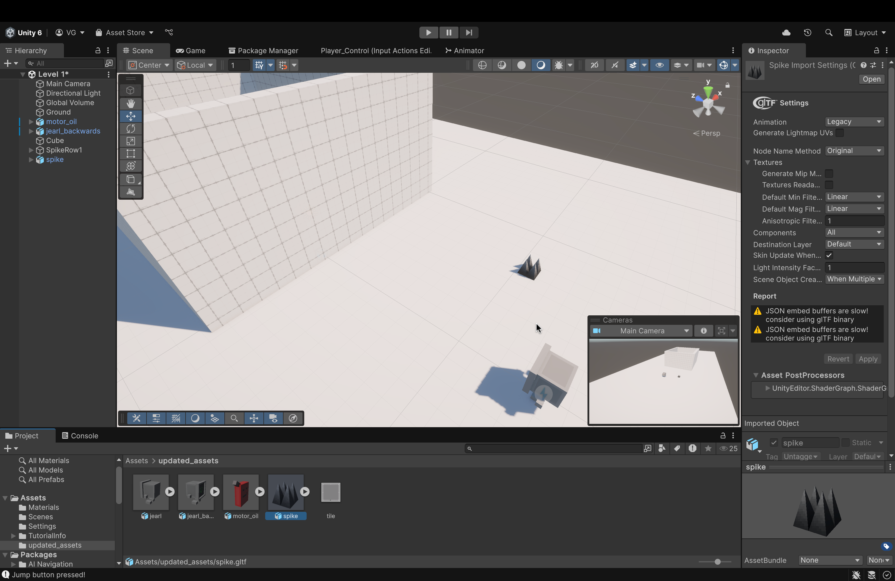 Unity Editor Home Page