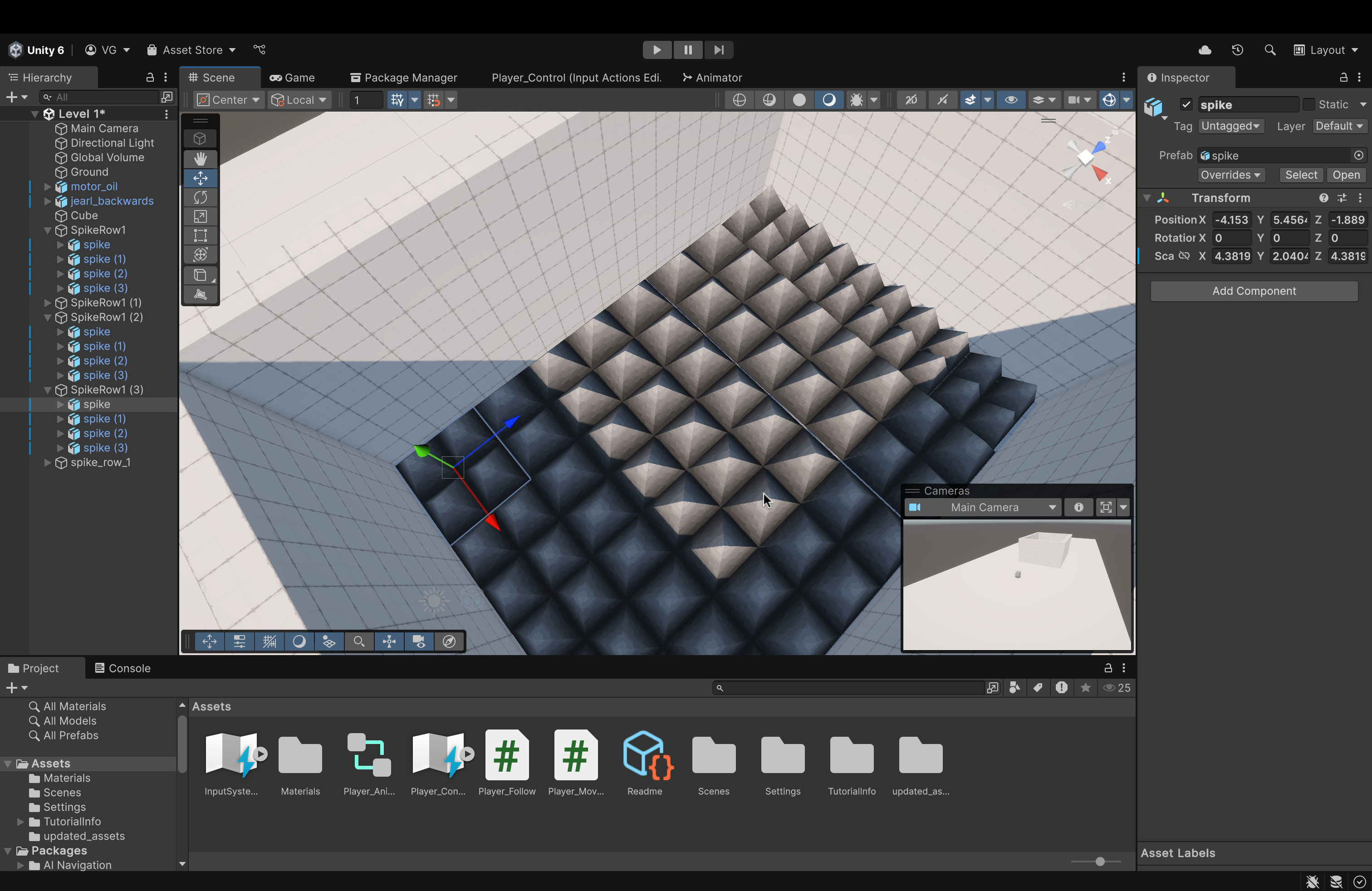 Unity Editor Home Page