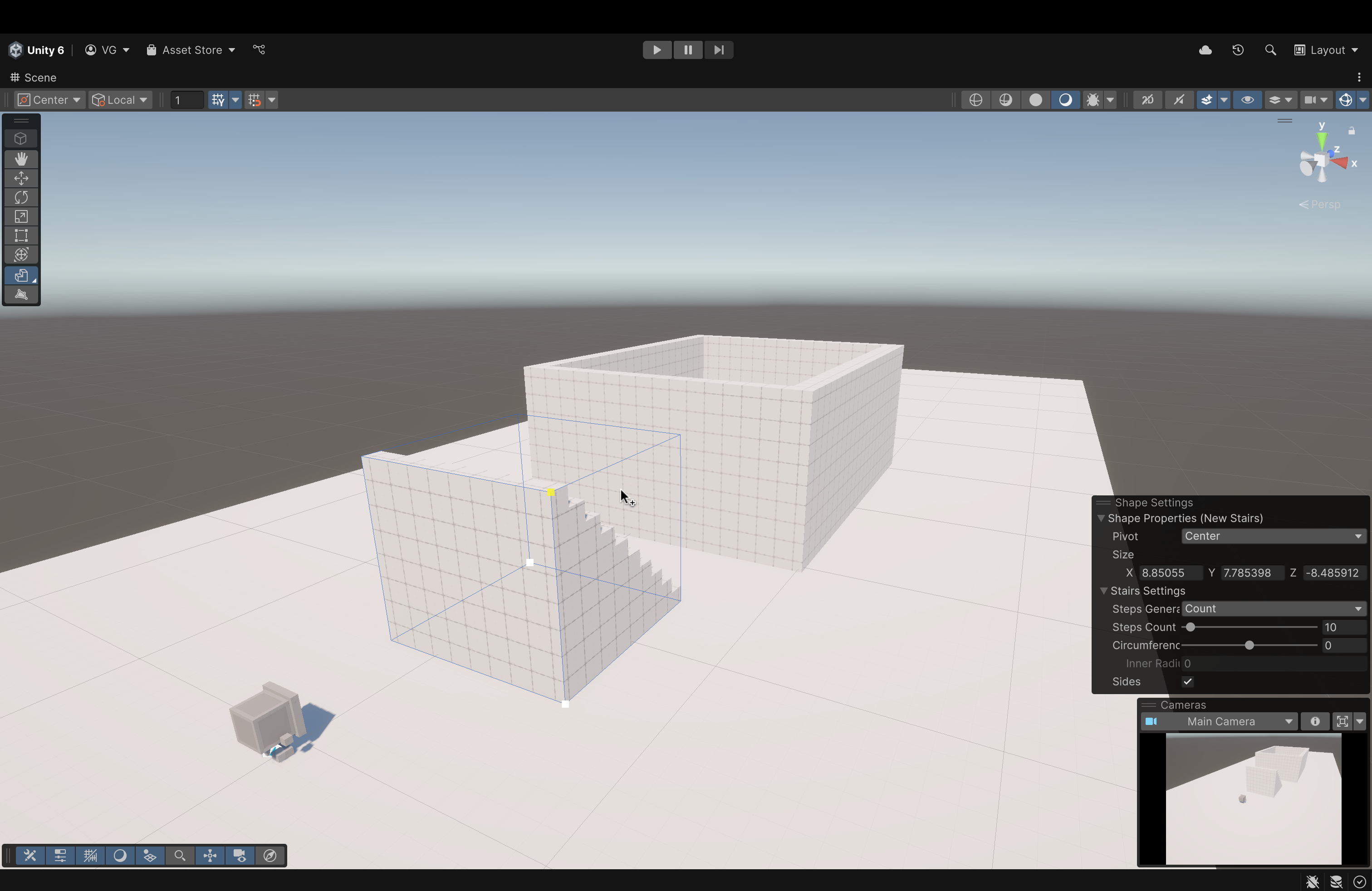 Unity Editor Home Page