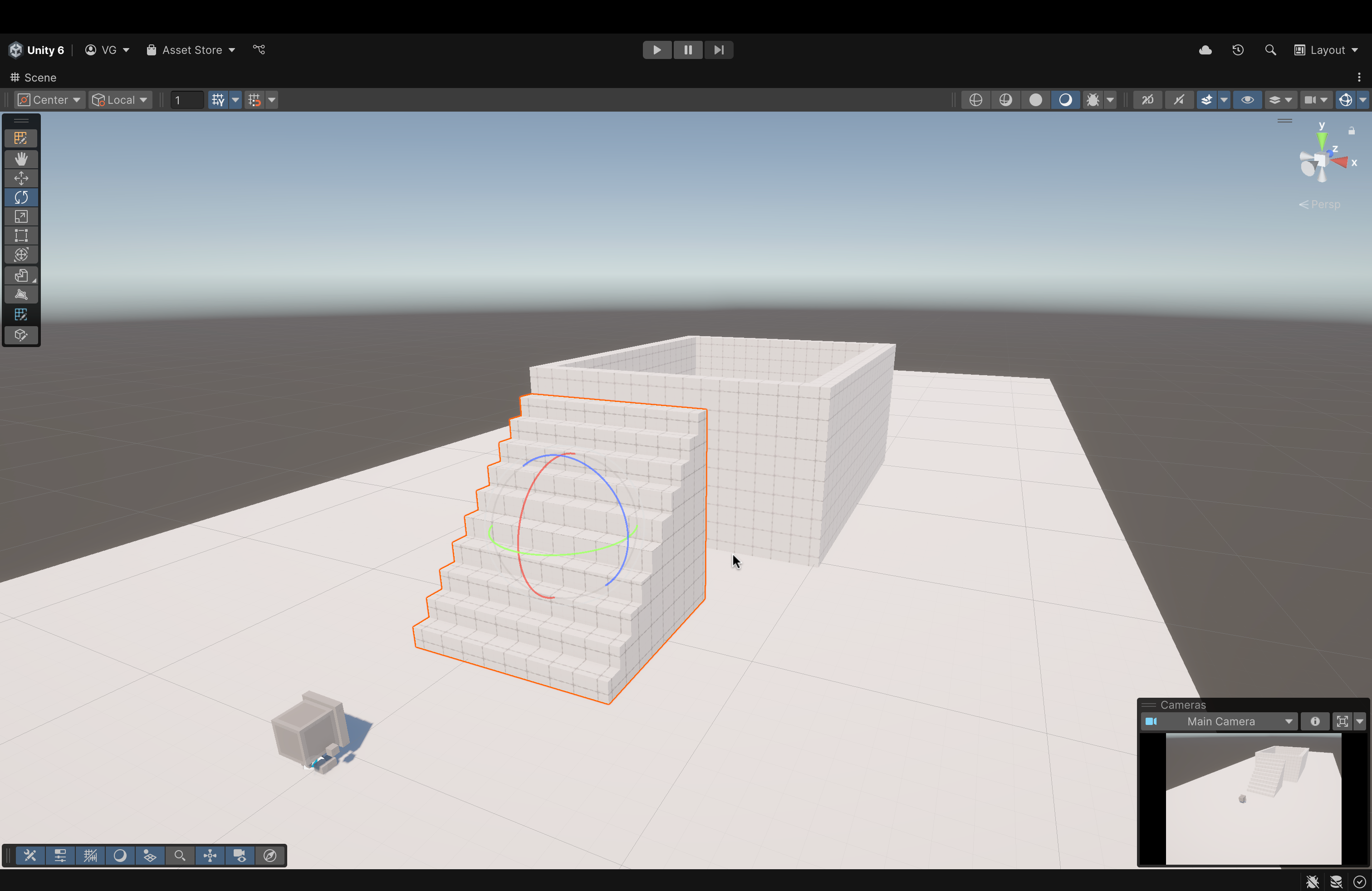 Unity Editor Home Page