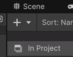project manager dropdown button